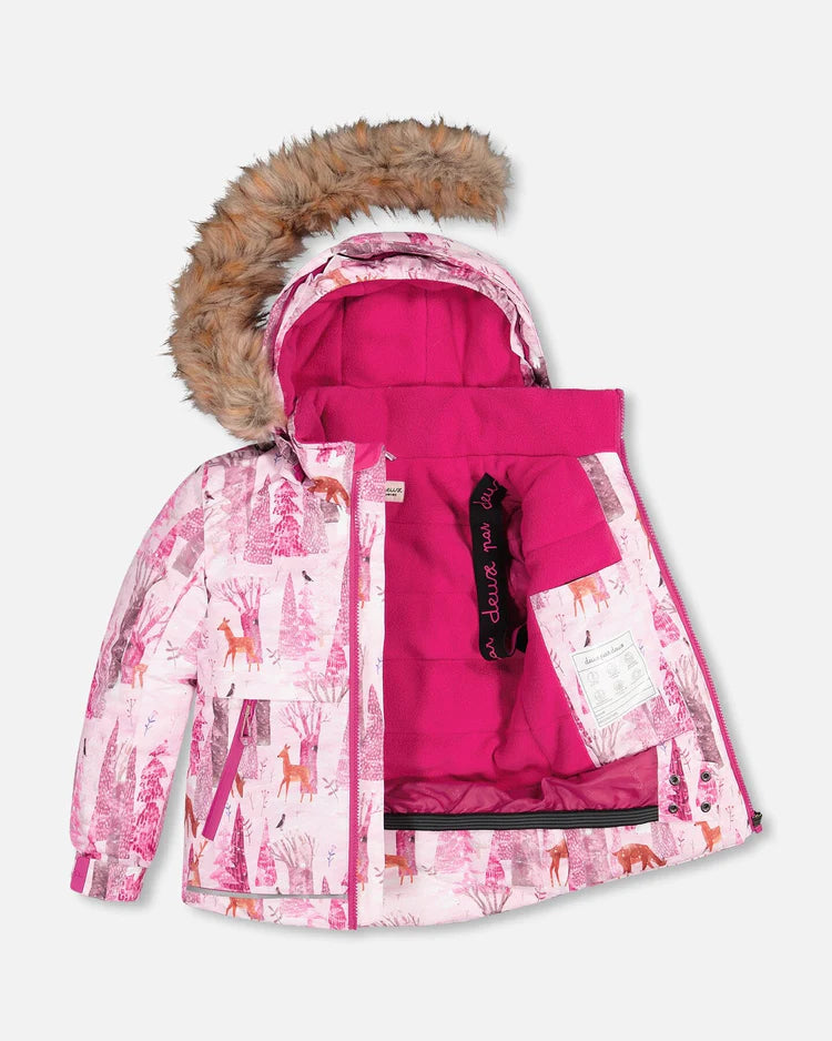 Sweet Girls Winter Clothes Set Thick Warm Double-sided Velvet Jacket+Pants  2Piece-Suits Fashion Children Princess Snowsuit